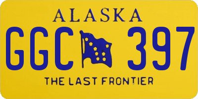 AK license plate GGC397