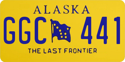 AK license plate GGC441