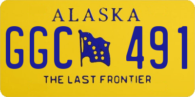 AK license plate GGC491