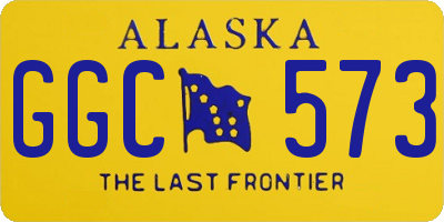 AK license plate GGC573