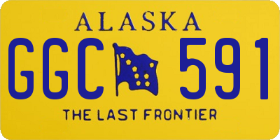 AK license plate GGC591