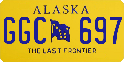 AK license plate GGC697