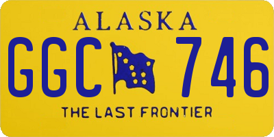 AK license plate GGC746