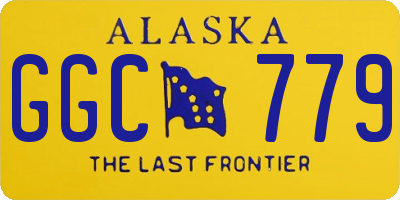 AK license plate GGC779