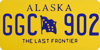 AK license plate GGC902