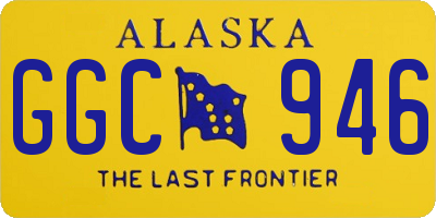 AK license plate GGC946