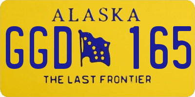 AK license plate GGD165
