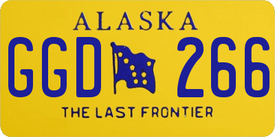 AK license plate GGD266