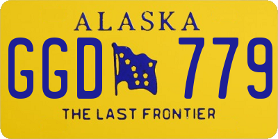 AK license plate GGD779