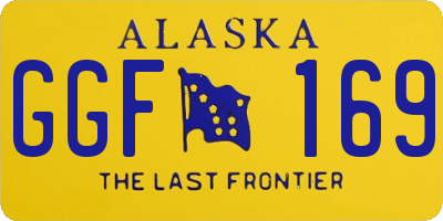 AK license plate GGF169