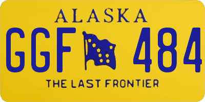 AK license plate GGF484