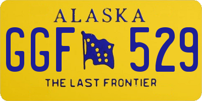 AK license plate GGF529