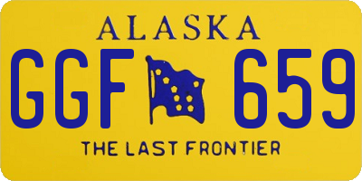 AK license plate GGF659