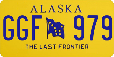 AK license plate GGF979