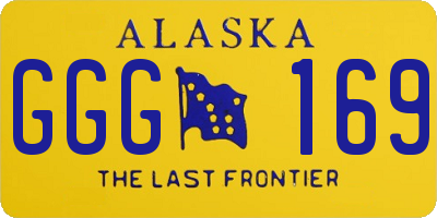 AK license plate GGG169