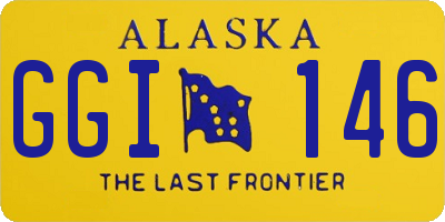 AK license plate GGI146