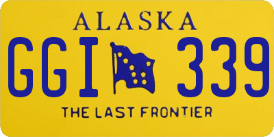 AK license plate GGI339
