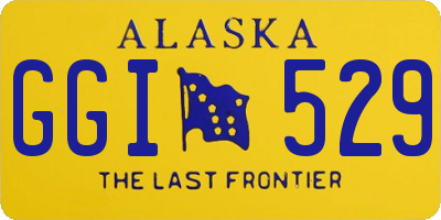 AK license plate GGI529