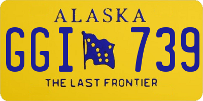AK license plate GGI739