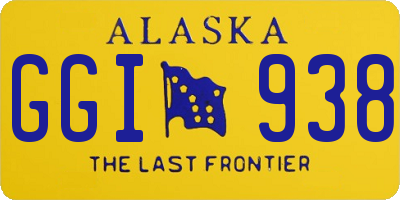 AK license plate GGI938