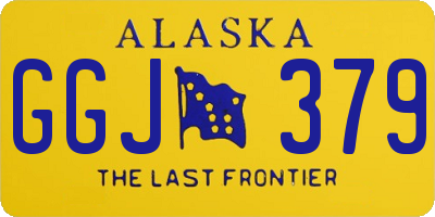 AK license plate GGJ379