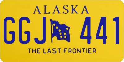 AK license plate GGJ441
