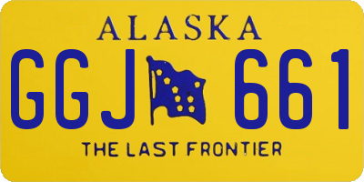 AK license plate GGJ661