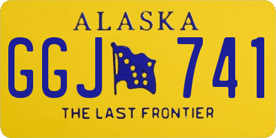AK license plate GGJ741