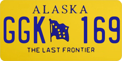 AK license plate GGK169