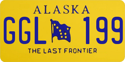 AK license plate GGL199