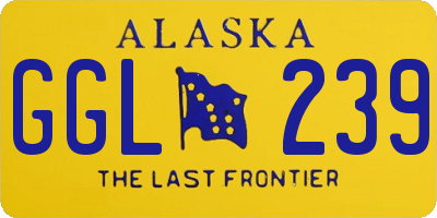 AK license plate GGL239