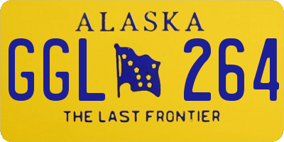 AK license plate GGL264