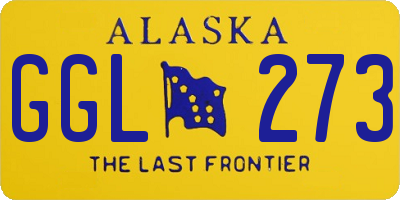 AK license plate GGL273