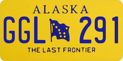AK license plate GGL291