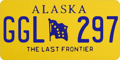 AK license plate GGL297