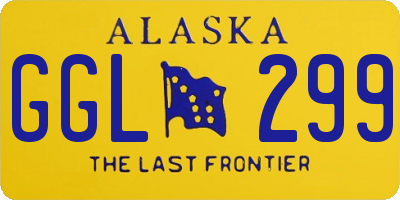 AK license plate GGL299