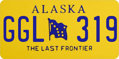 AK license plate GGL319