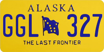 AK license plate GGL327