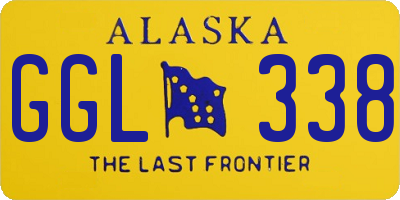 AK license plate GGL338