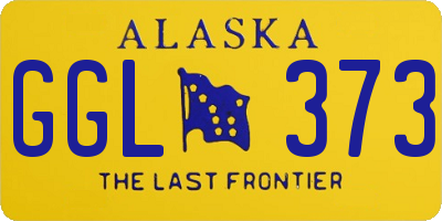 AK license plate GGL373