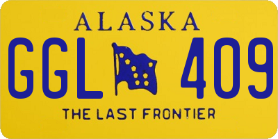 AK license plate GGL409