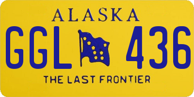 AK license plate GGL436