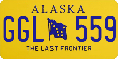 AK license plate GGL559