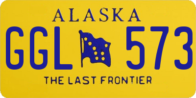 AK license plate GGL573