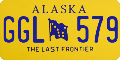 AK license plate GGL579