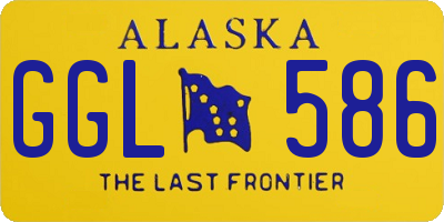AK license plate GGL586