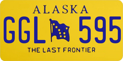AK license plate GGL595