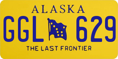 AK license plate GGL629
