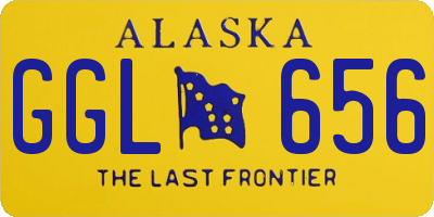AK license plate GGL656