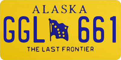 AK license plate GGL661
